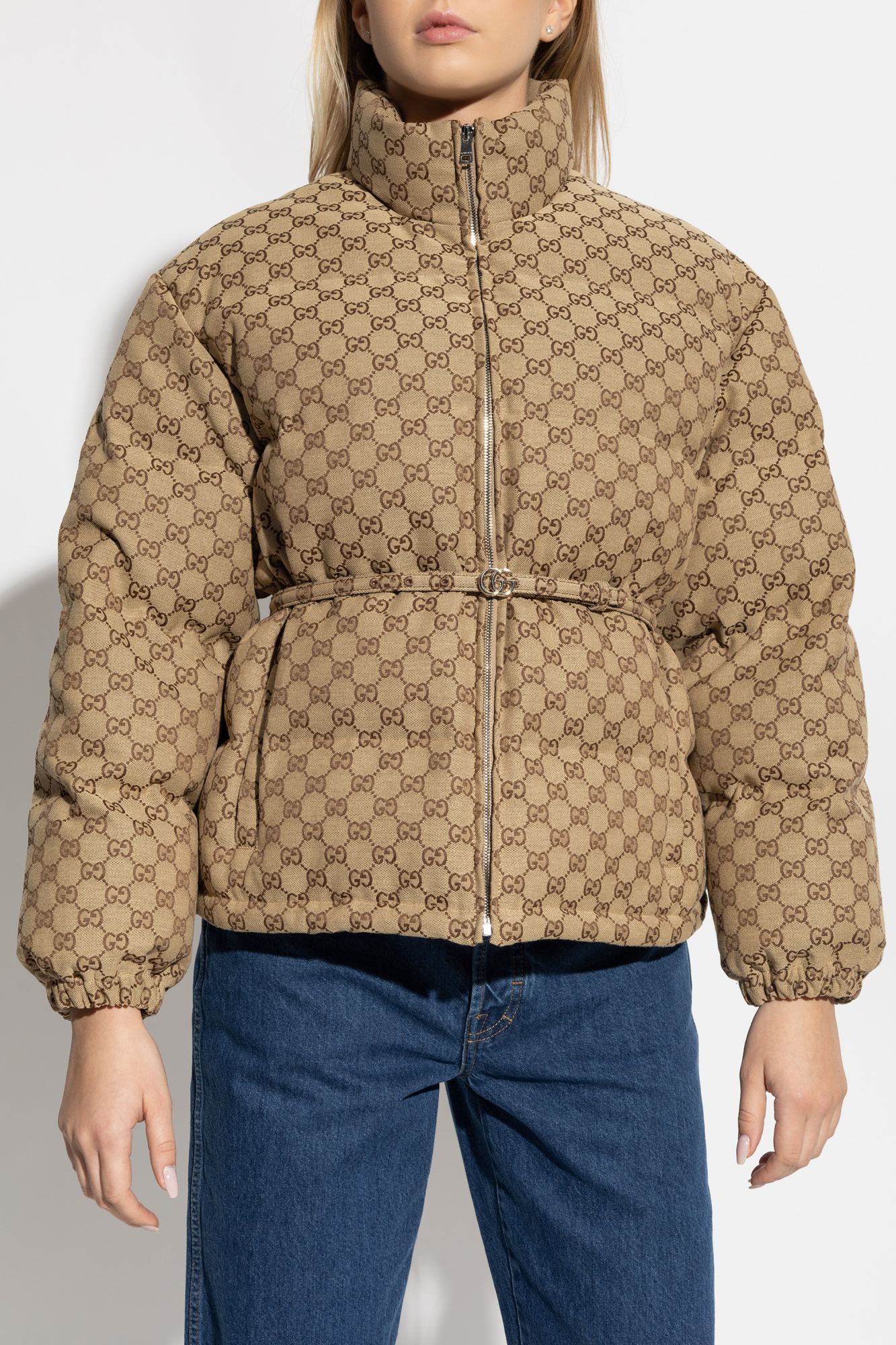 Gucci Quilted jacket with logo Women s Clothing Vitkac